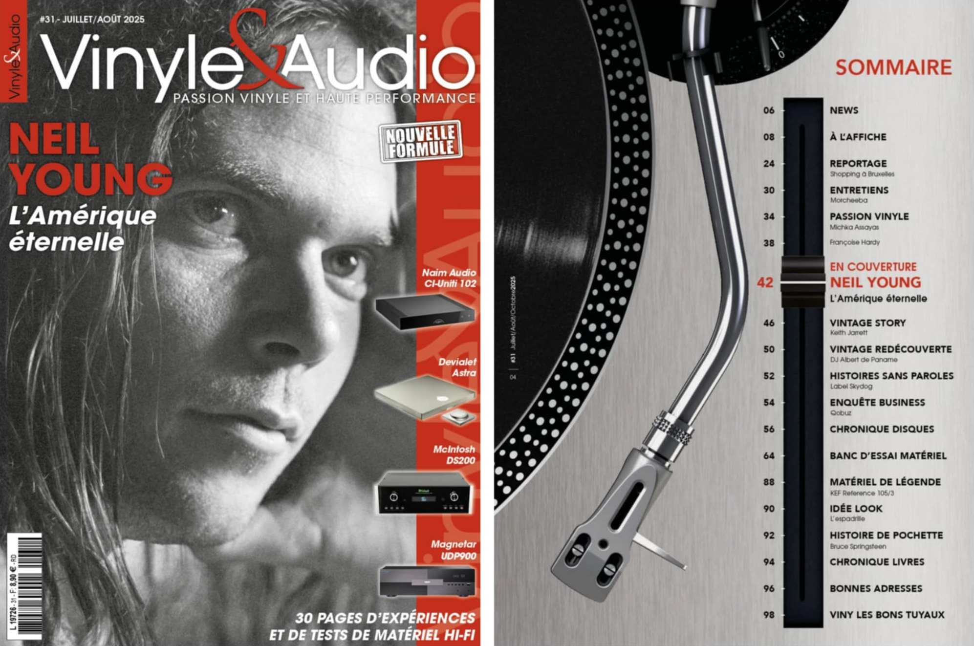 Vinyle & Audio - numéro 31 - Couverture : Neil Young