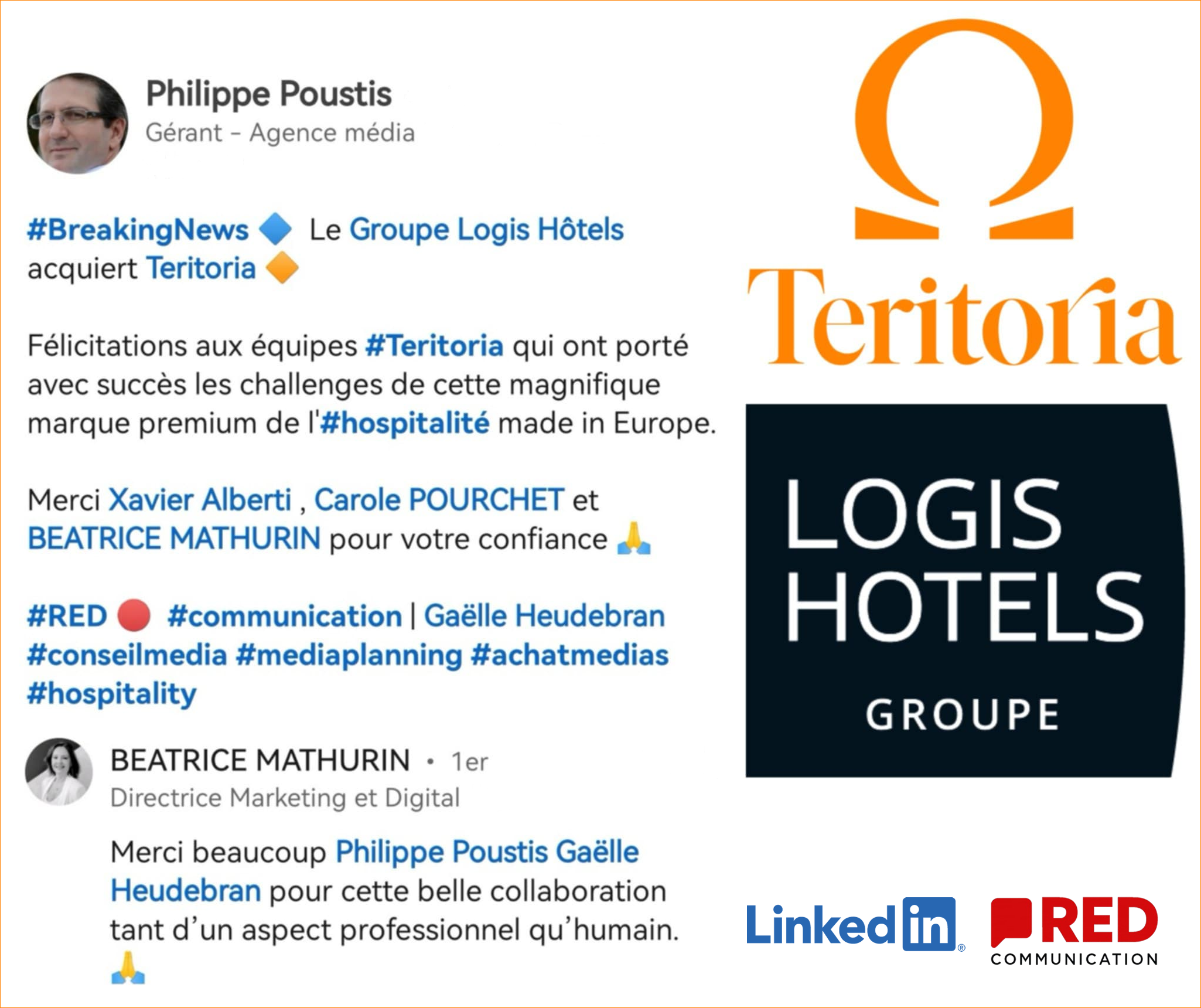 Le Groupe Logis Hôtels acquiert Teritoria - RED - LinkedIn